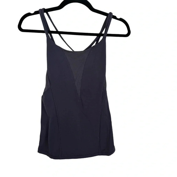 Lululemon Exquisite Tank in Nightfall Women’s Purple Strappy Ventilated Top GUC - Picture 1 of 6